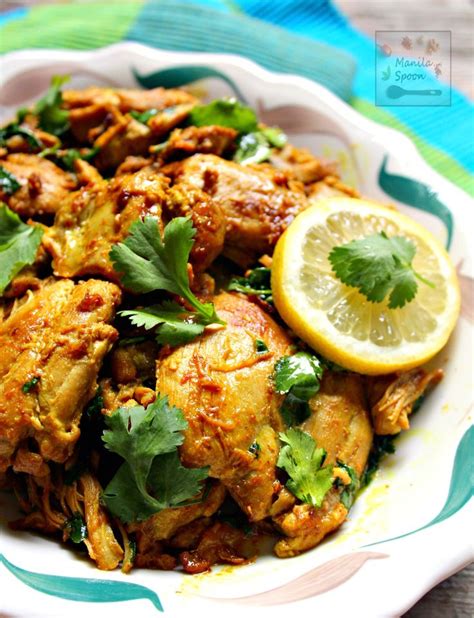 Manila Spoon Lemon Cilantro Or Coriander Chicken Coriander Chicken Recipe Coriander