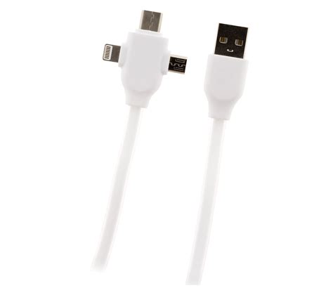 Câble USB Universel Avec Triple Sortie USB c Micro USB Et Lightning