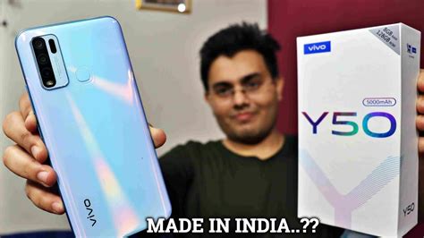 Vivo Y50 White Unboxing 🔥 Quad Camera 📸 5000mah 🔋 Fast Charging ⚡️ Made