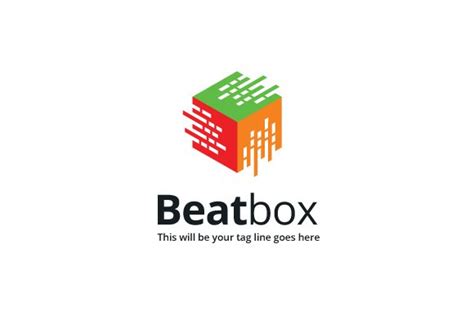 Beat Box Logo Template Illustrator Templates Creative Market