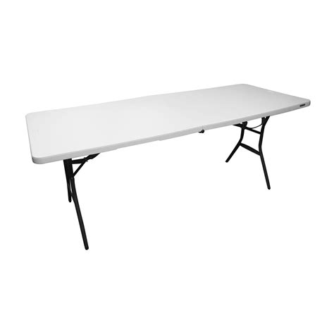 Mesa Plegable X X Cm Blanco Lifetime The Home Depot