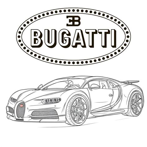 Ber Bugatti Ausmalbilder Zum Ausdrucken Als Pdf Vom Chiron Bis Zum