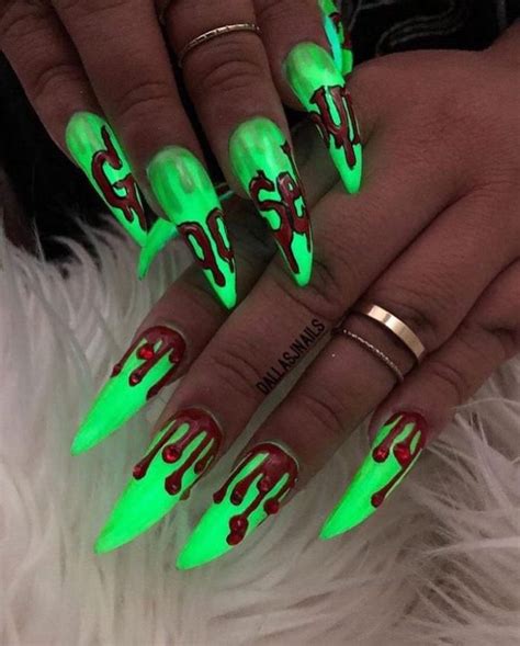 Acrylic Nails Green And Gold Browse And Get Inspired By Our Homeware