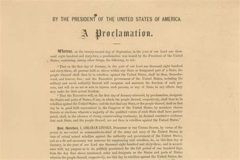 Quotes About Emancipation Proclamation 54 Quotes