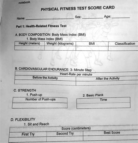 Solved What S More Activity 1 Conduct Of Hrf Conduct The Physical Fitness Test Below Record