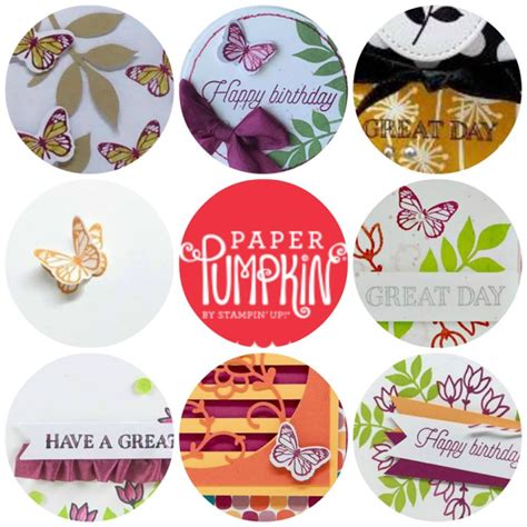 January Paper Pumpkin Thing Blog Hop A Stamp Above