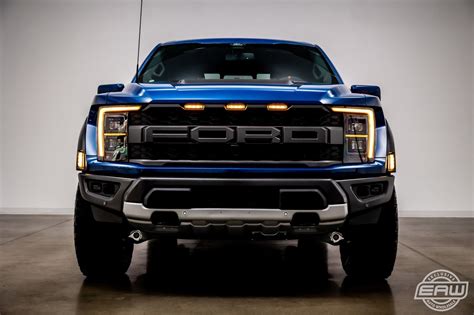 2022 Ford F 150 Raptor 470 Miles Atlas Blue Metallic Crew Cab Pickup Ecoboost 3 Used Ford F