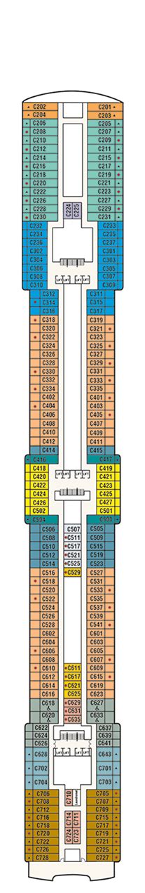 Coral Princess Deck Plan And Cabin Plan