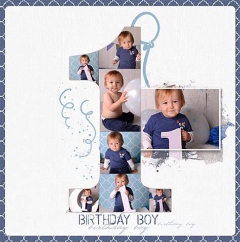 Pin By Connie Kleckner On Scrapbooking Birthday Scrapbook Birthday