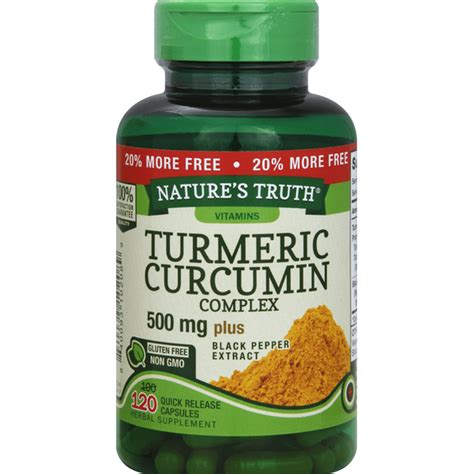 Nature S Truth Turmeric Curcumin Complex Mg Plus Black Pepper