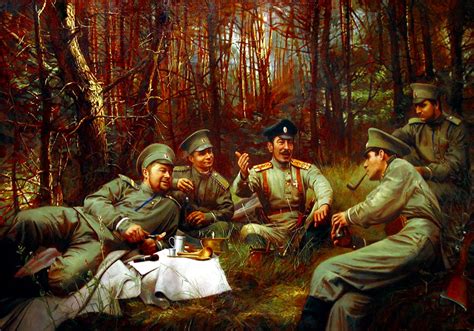 Военные На Привале Картина - HD фотoграфии