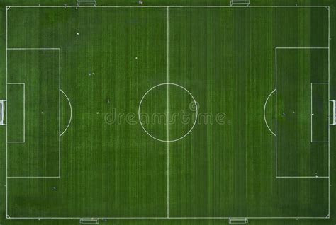 Campo De Fútbol Desde Arriba Campo De Entrenamiento Vista Aérea