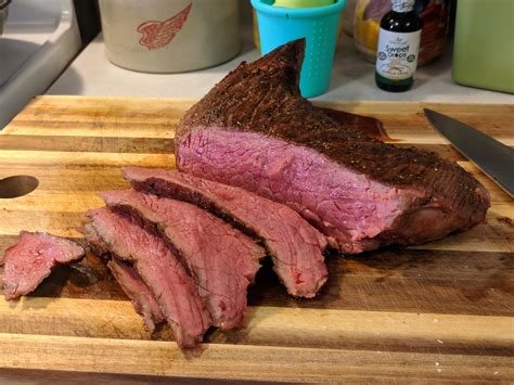 Smoked Reverse Seared Tri Tip Meat