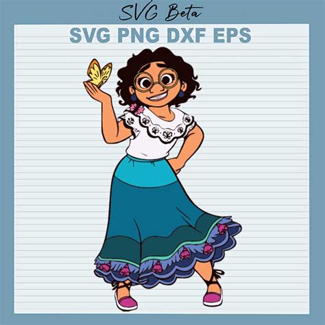 Mirabel Madrigal Encanto Svg Disney Encanto Svg Png Dxf Cut File