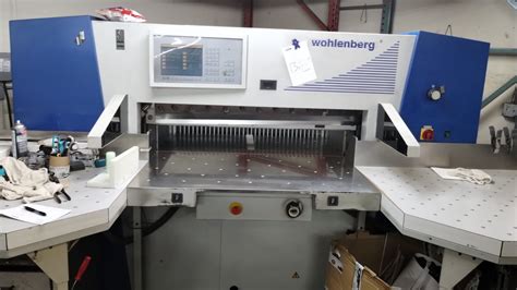 Wohlenberg Inch Paper Guillotine Used Machines Exapro