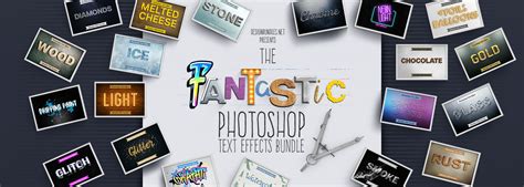 The Fantastic Photoshop Text Effects Bundle | DesignBundles