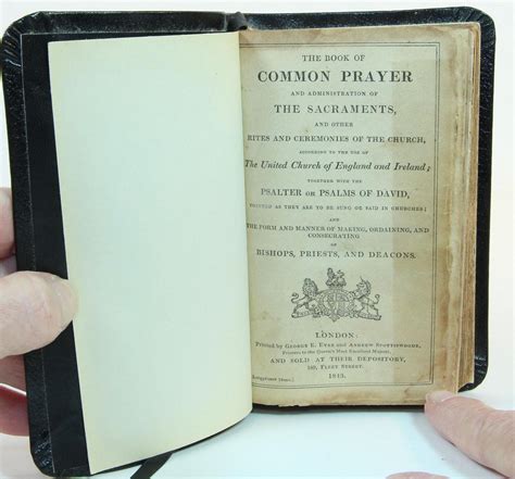 The Book Of Common Prayer And Administration Of The Sacraments Very