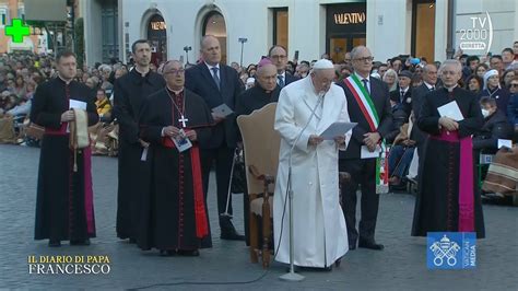 Il Diario Di Papa Francesco Tv Dicembre L Omaggio Del