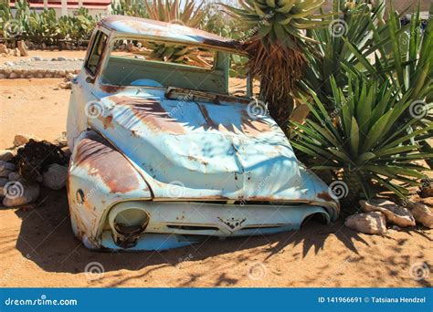 Old Rusty Cars Standing In The Abandoned Depot Royalty-Free Stock Image ...