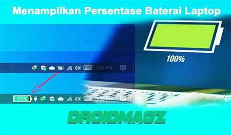 3 Cara Memunculkan Icon Baterai Pada Laptop 100 Berhasil