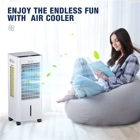 Grelife Air Cooler 3 In 1 Portable Evaporative Air Cooler Cooling Fan