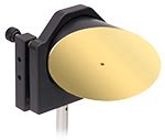 Off Axis Parabolic Mirrors With Through Holes Unprotected Gold Coating