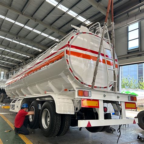 45 000 Liter 4 Tank Truck 3 Axles EXPLOSION PROOF CHEMICAL LIQUID TANK