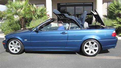 2003 Bmw 325 Convertible Top Operation Youtube