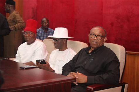 Peter Obi Julius Abure Arrive Presidential Election Tribunal Photos