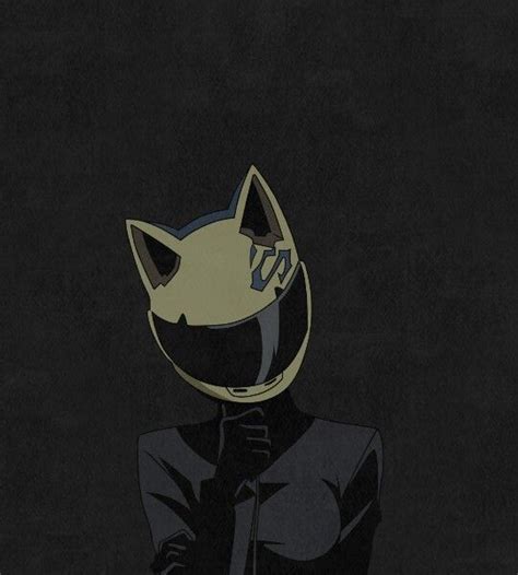 An Anime Character Wearing A Cat Mask And Holding His Hand Up To His