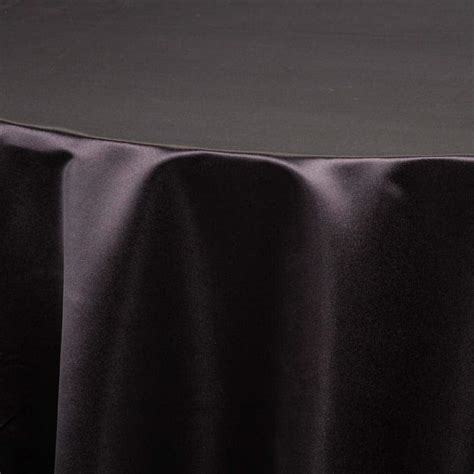 Black Matte Satin Linen Rental Satinlamour Solid Rentals South