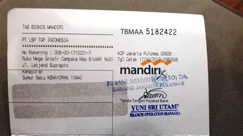 Detail Contoh Nomor Rekening Bank Koleksi Nomer 11