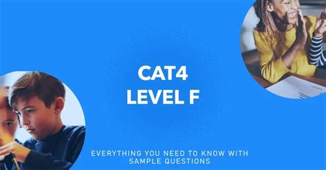 Cat Level F Tips And Free Pdf Practice Test Study Guides