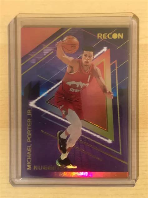 2020 21 PANINI RECON Olocausto Rosa 112 Michael Porter Jr Denver