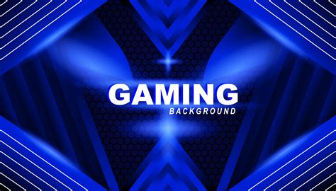 Abstract Dark Blue Futuristic Gaming Background Dark Blue Geometric