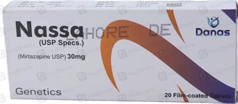 Nassa 30mg 20 Tablets Price In Pakistan Uses Dosage Side Effects