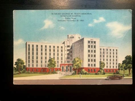 Vintage Postcard 1950 55 George W Truett Memorial Baylor Hospital