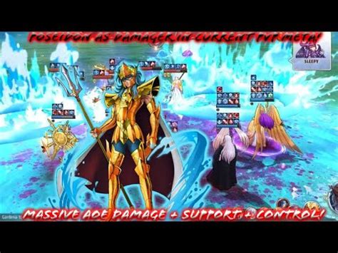 Saint Seiya Awakening Kotz Poseidon As Damager In Current Pvp Meta