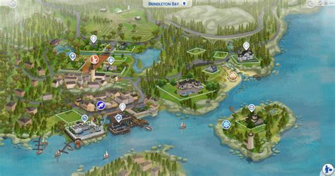 The Sims 4: World Map Replacements for ALL Worlds Now Available | SimsVIP