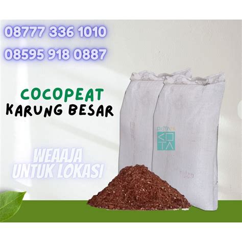 Jual Media Tanam Cocopeat Serbuk Sabut Kelapa Cangkok Taman Reptile