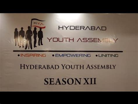 Hyderabad Youth Assembly Youtube