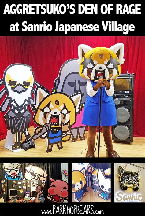 Aggretsuko Den of Rage - Sanrio Japanese Village