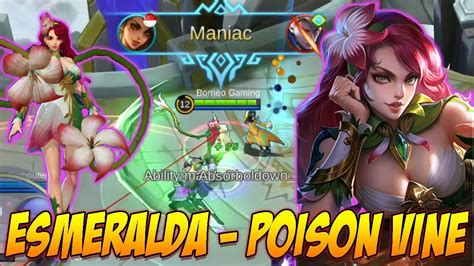 New Elite Skin Esmeralda Poison Vine Mobile Legends Youtube