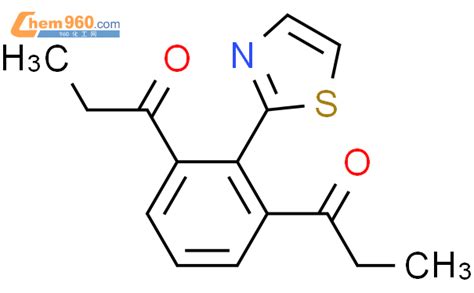 732303 02 5 1 Propanone 1 1 2 2 thiazolyl 1 3 phenylene bis 化学式结构