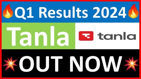 TANLA Q1 Results 2024 TANLA PLATFORMS Q1 Results TANLA Share News