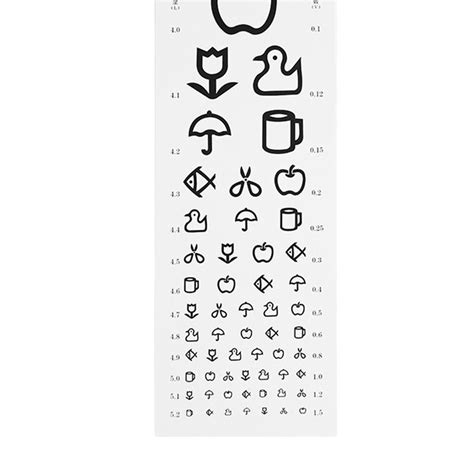 Printable Snellen Eye Test Chart Printable Chart Eye