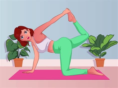 Premium Vector | Yoga for beginners at home for meditation