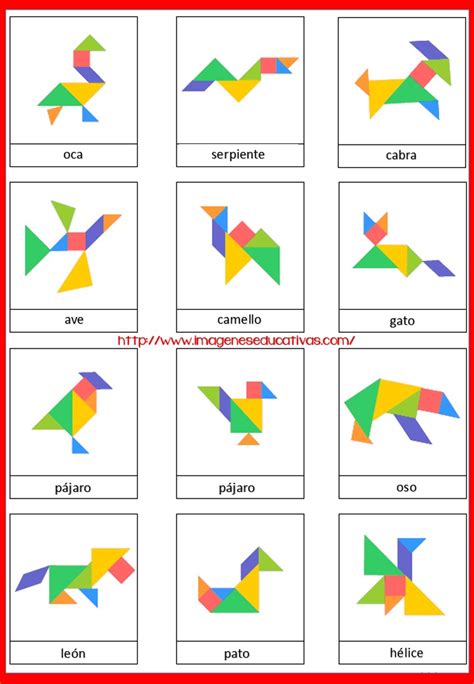 Tangram Figuras Para Imprimir Imagenes Educativas