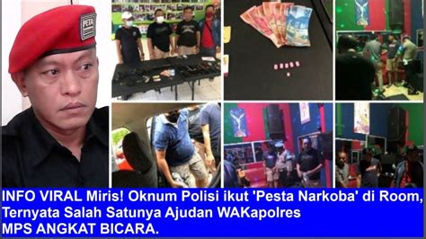 Info Viral Miris Oknum Polisi Ikut Pesta Narkoba Ternyata Ajudan