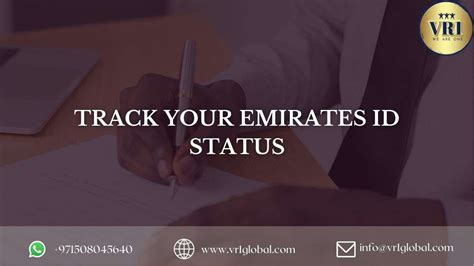 How To Track Your Emirates Id Status 2023